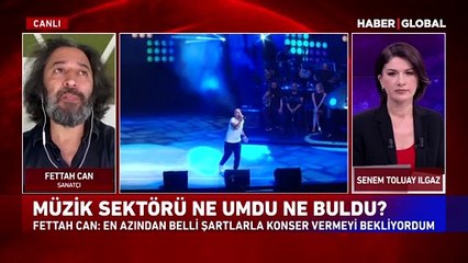 Müzisyenlerin destek alamamasına ilişkin Fettah Can'dan Haber Global'e özel açıklamalar!