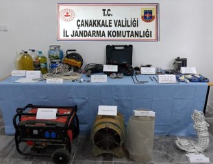 Çanakkale'de kaçak kazı operasyonu: 11 gözaltı