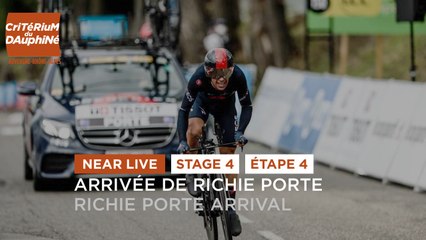 #Dauphiné 2021- Étape 4 / Stage 4 - Arrivée de Richie Porte / Richie Porte arrival