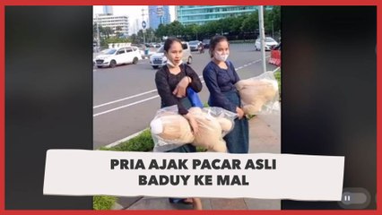 Pria Ajak Pacar Asli Baduy ke Mall, Jadi Makin Cinta Pas Lihat Pakaiannya