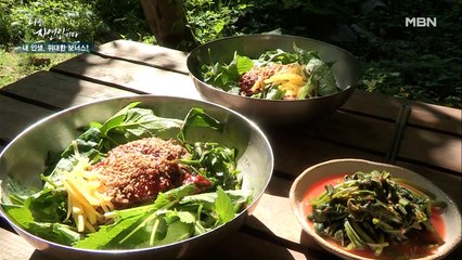 [자연 맛집] 이승윤 인생 막국수 등극! 극락의 맛인 자연인 표 '산나물 막국수'
