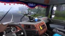 POV driving DAF Euro Truck Simulator 2  Estradas da França Viagem  Com Sensor de cabeça #02