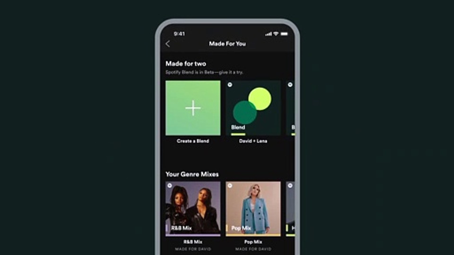 ⁣Spotify, présentation de Blend