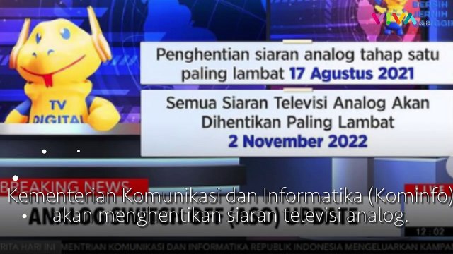 Kominfo Akan Menghentikan Siaran TV Analog 5 Daerah