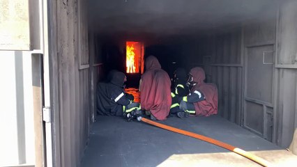 Notre arrivée dans le caisson