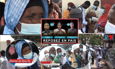 La levée du corps des victimes de Leral TV : la réaction de la famille de Abou Mamadou Sy