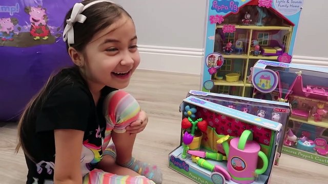 Biggest Peppa Pig Toys Surprise Egg Opening Ever With Castle Toy Surprises For Kids!