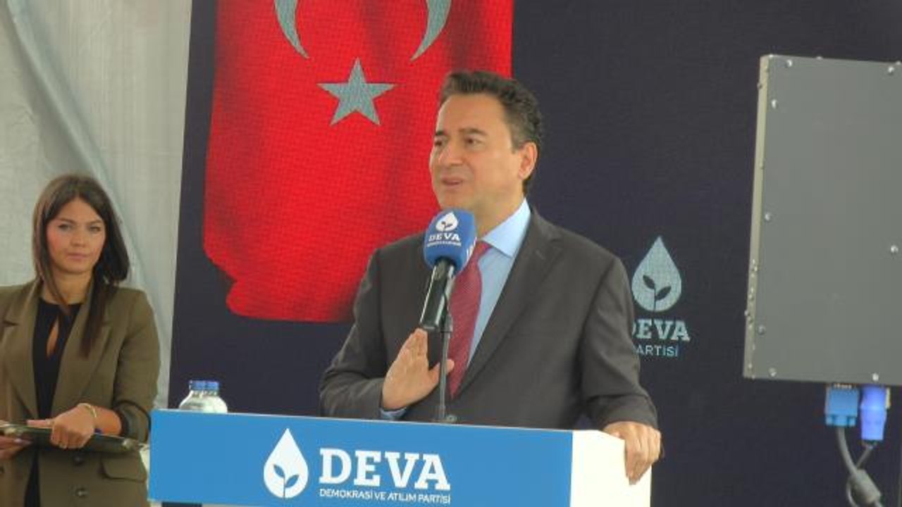DEVA Partisi Genel Başkanı Babacan partisinin Gölbaşı İlçe Başkanlığı binasının açılış törenine katıldı