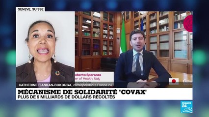 Mécanisme de solidarité "covax" : plus de 9 milliards de dollars récoltés
