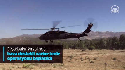 Diyarbakır kırsalında hava destekli narko-terör operasyonu başlatıldı