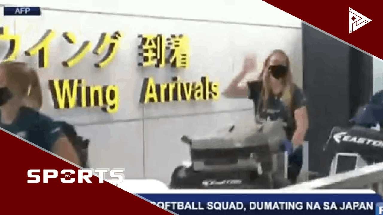 Australian Softball squad, dumating na sa Japan...