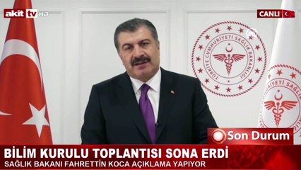 Bilim Kurulu toplantısından sonra konuşan Bakan Koca'dan önemli çağrı!