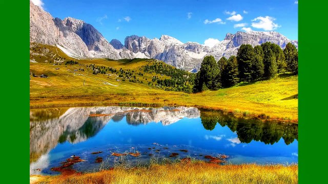 High mountains transcend the plain. The towns stray in the mountains.;;'/