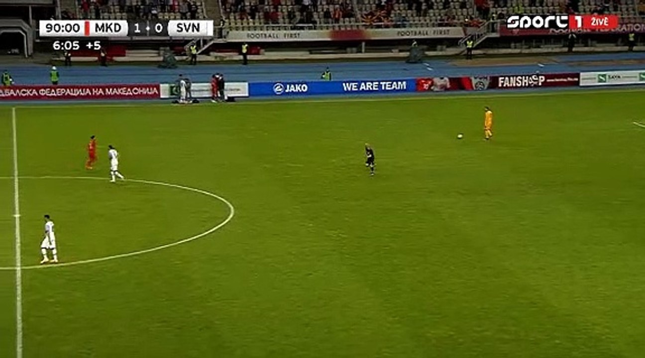 Goal - 1:1 - 90+7' Crnigoj D. (Bijol J.), Slovenia