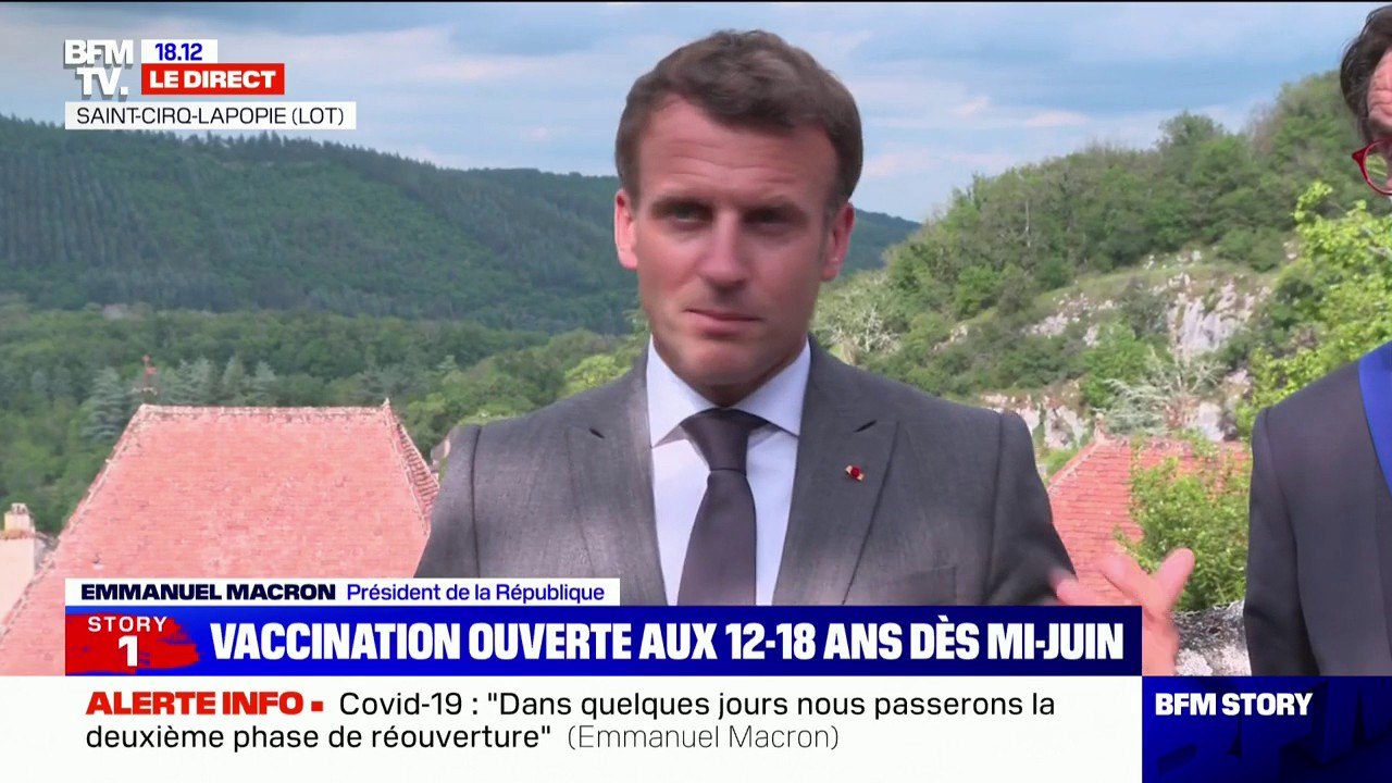 Emmanuel Macron: "En 2021, les vacances, c'est en France"