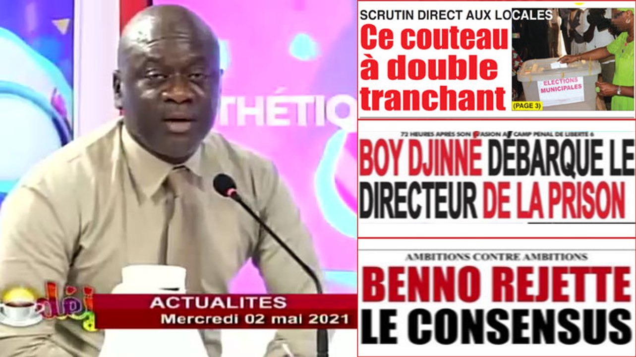 Actualité (avec Alioune Sow) - Petit Déj du mercredi 02 juin 2021
