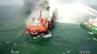 Disaster feared as chemical cargo ship sinks off Sri Lanka