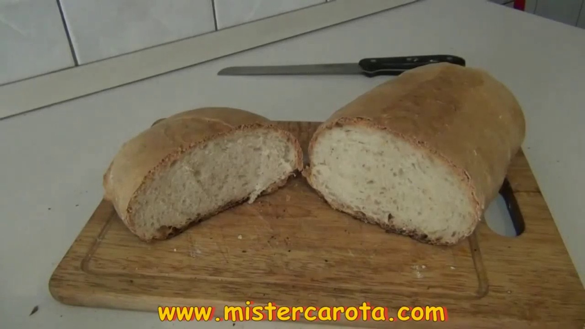 Pane fatto in casa con lievito madre - Video Dailymotion