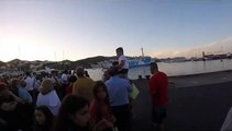 Arrivo della nave Moby (Bastia) a Ponza Per la festa di San Silverio 2019