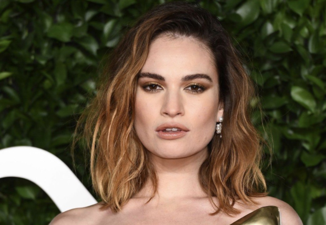 Lily James Looks Identical to Pamela Anderson in Latest Photo