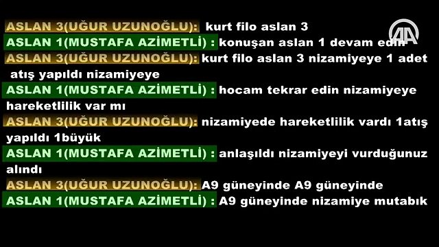 Polis Özel Harekat'ı bombalayan hainlerin telsiz konuşması