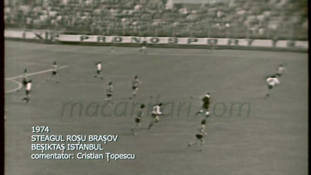 Steagul Roşu 3-0 Beşiktaş 02.10.1974 - 1974-1975 UEFA Cup 1st Round 2nd Leg
