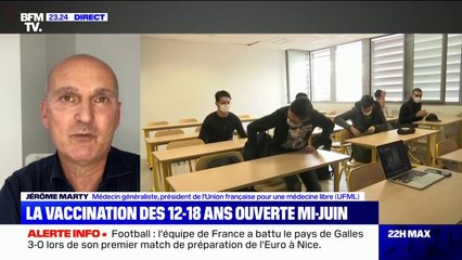 Jérôme Marty: "Il faut qu'on ait une vraie campagne de santé publique autour de la vaccination"