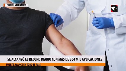 Se alcanzó el récord diario con más de 304 mil aplicaciones