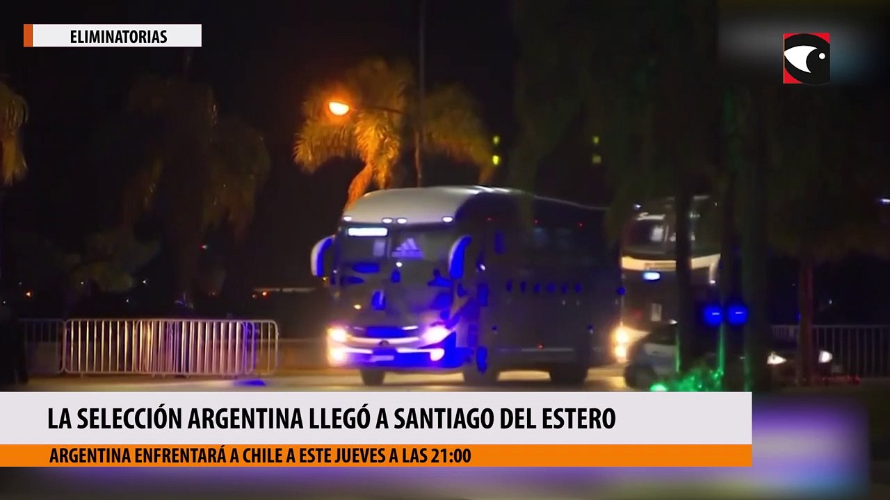 La selección Argentina llegó a Santiago del Estero