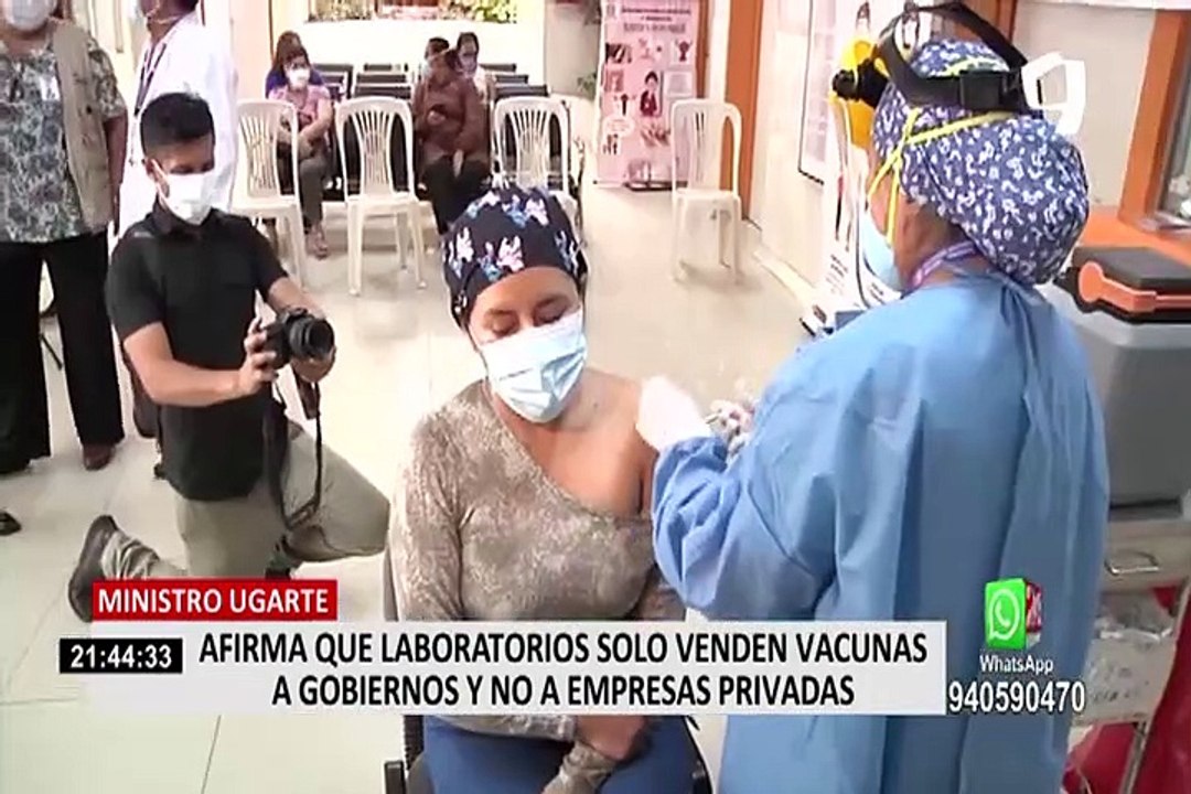 Óscar Ugarte: “Empresas privadas pueden importar vacunas COVID-19, pero nadie les ha vendido”