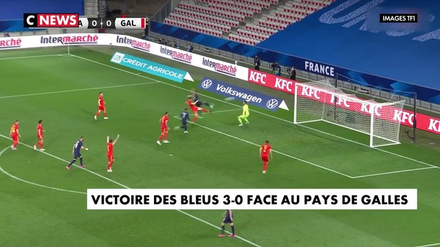 Victoire des Bleus 3-0 face au pays de Galles