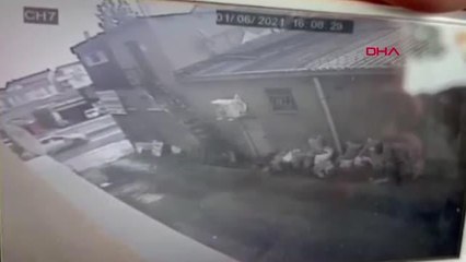 Arnavutköy'de genç kız iş yerinin penceresinden düştü: o anlar kamerada