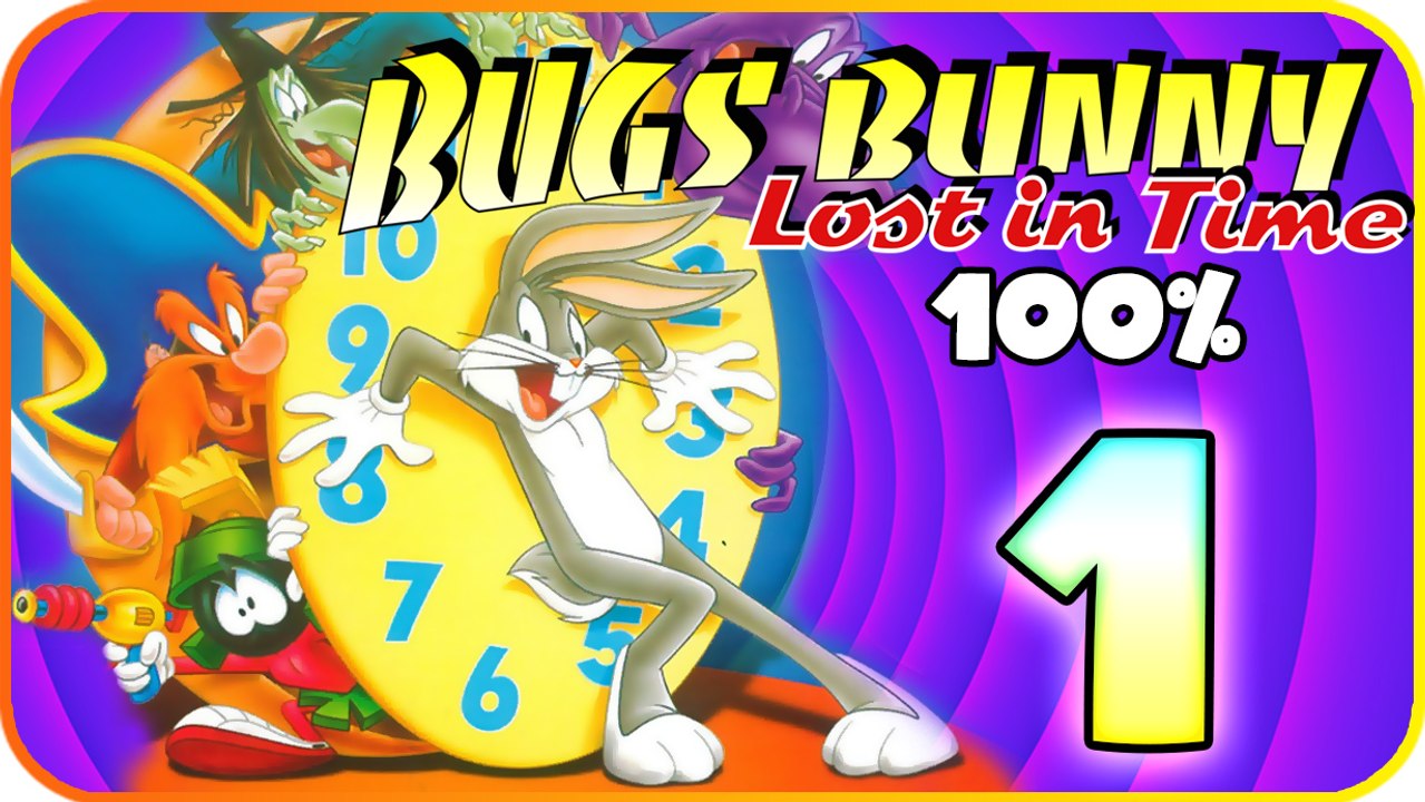 Bugs Bunny: Lost in Time Walkthrough Part 1 (PS1) 100%