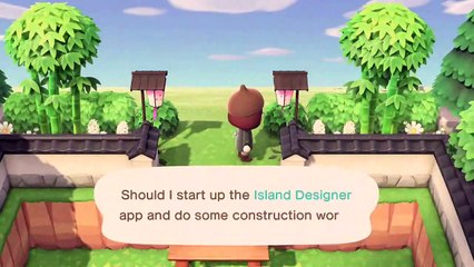Japanese Island Entrance: Speed Build // (Animal Crossing New Horizons)