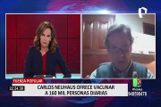 Fuerza Popular: Carlos Neuhaus ofrece vacunar a 160 mil personas diarias