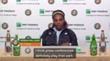 Serena bemoans ‘difficult press conferences’