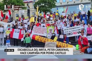 Excabecilla del MRTA, Peter Cárdenas, hace campaña a favor de Pedro Castillo