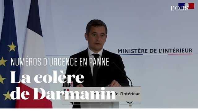 Gérald Darmanin juge inacceptables les dysfonctionnements des numéros d'urgence