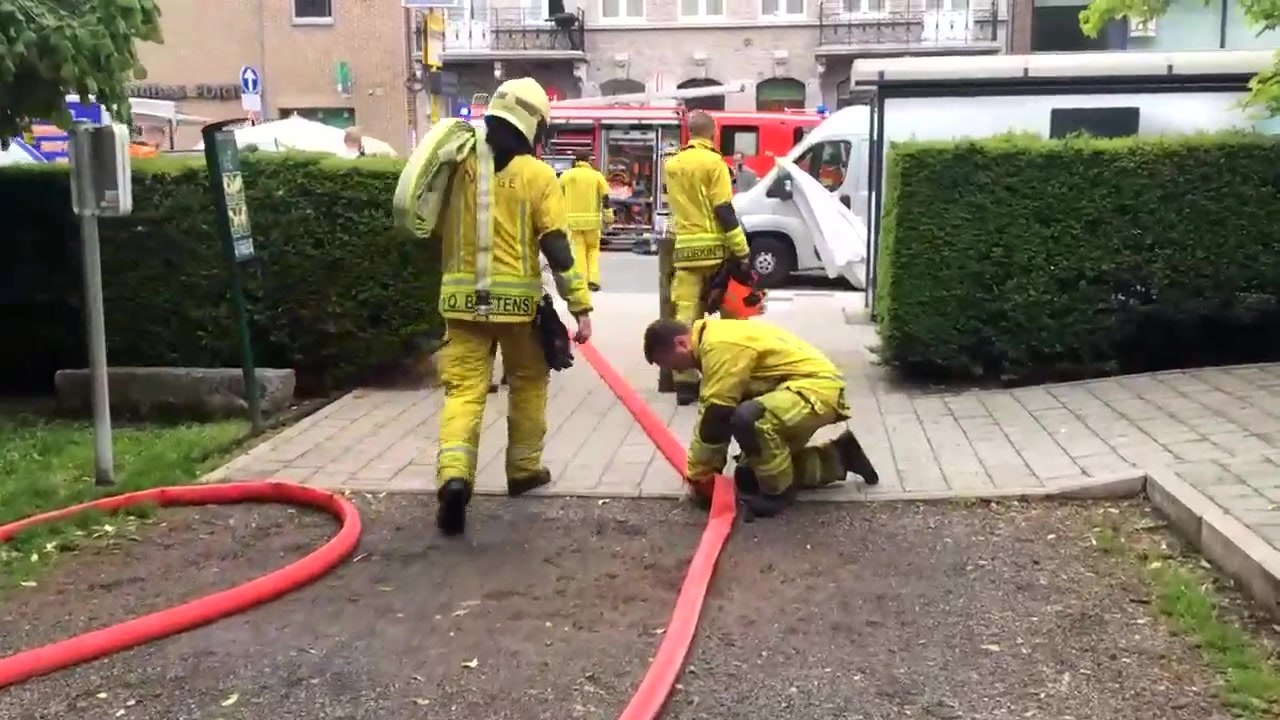 Incendie dans un coffret électrique du conservatoire de Jambes ( Namur )
