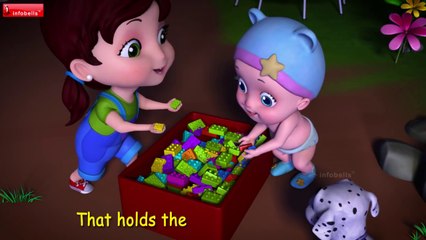 Playing with Building Blocks Toys _ Nursery Rhymes for Kids