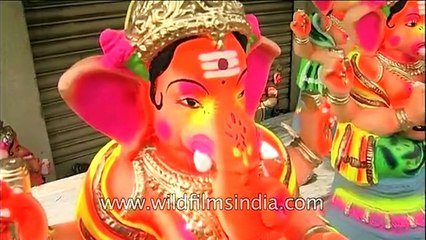 Ganesh idols stall in Bangalore