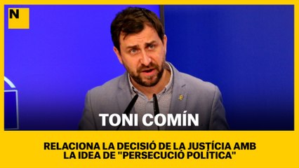 Toni Comín relaciona la decisió de la justícia europea de retornar-los la immunitat parlamentària amb la idea de "la persecució política"