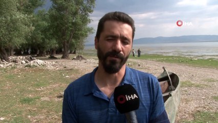 Bölgenin su deposu Işıklı Gölü’nde su seviyesi yüzde 50 azaldı