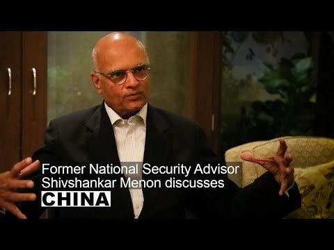 Shivshankar Menon discusses Indo-China relations