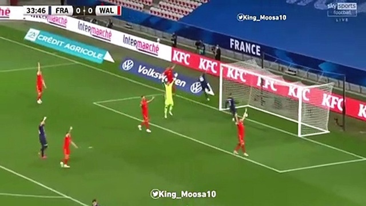 فرنسا 3 × 0 ويلز | اهداف اللقااااء ⚽ "