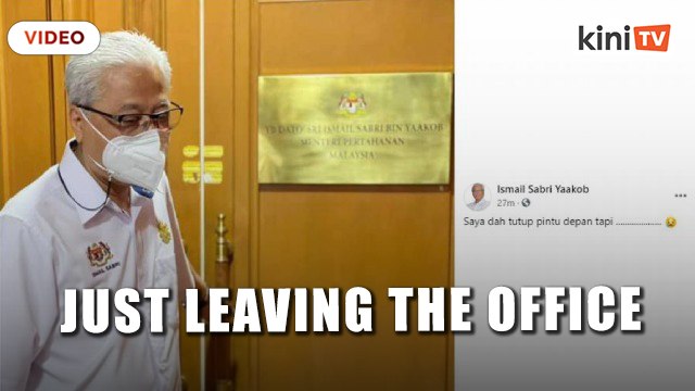 Ismail Sabri says closing front door was in reference to him leaving work