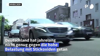 Deutschland wegen zu hoher Stickoxid-Werte verurteilt