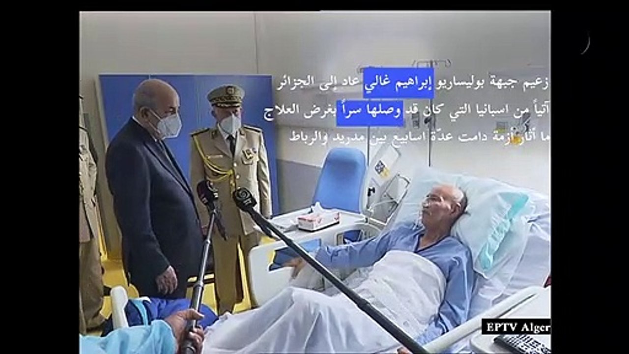 زعيم جبهة بوليساريو يعود إلى الجزائر وسط استمرار الأزمة بين الرباط ومدريد