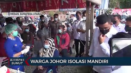 Warga Johor Medan yang Isolasi Mandiri Jalani Tes Antigen