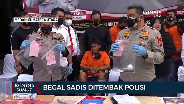 Begal Sadis yang Beraksi di Tengah Keramaian Ditembak Polisi